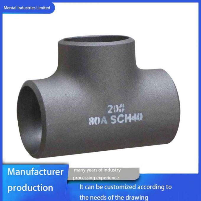 Kupfer-Nickel-Gleiche-Tee UNS C71500 SMLS Butt-Schweißrohrfittings für Anwendungen bei hohen Temperaturen 4