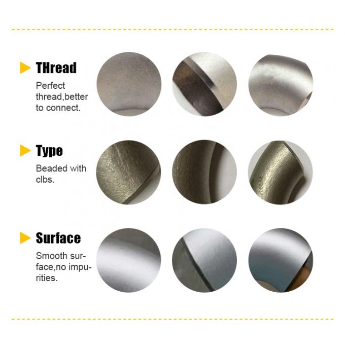 Cu-Ni90/10 Rohrverbindungen nahtlos 45 90 180 Grad kurz Langradius Stahl Ellenbogen 1