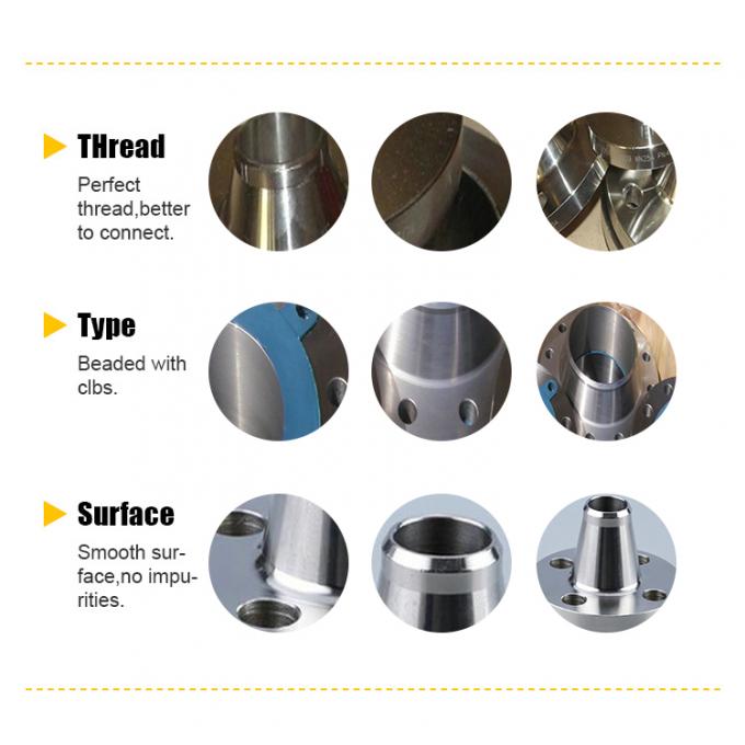 METAL-Slip-On-Flanzverbinder Kupfer- und Nickelflanzen ASTM B466 UNS C70600 Größe 1