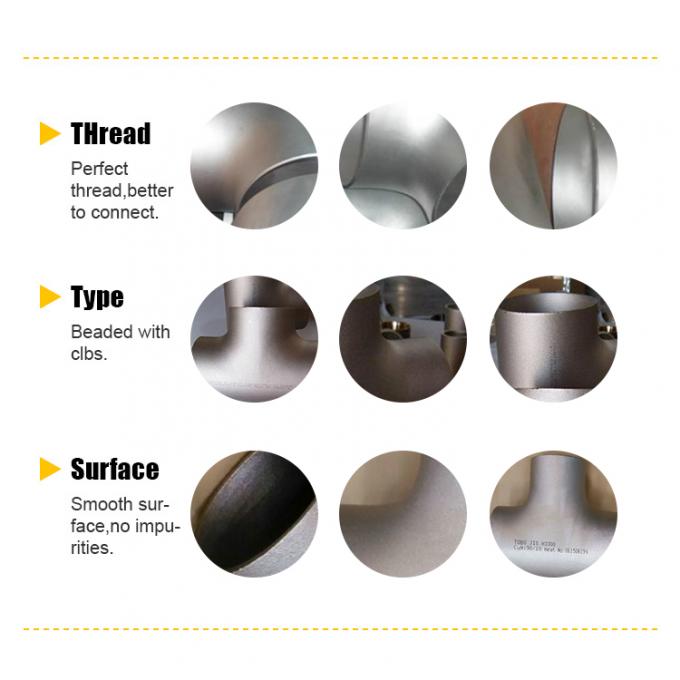 Metallölbogen 90 Grad Astm C30600 ASME/ANSI B 16.5 Butt Schweißrohrbefestigungen 1