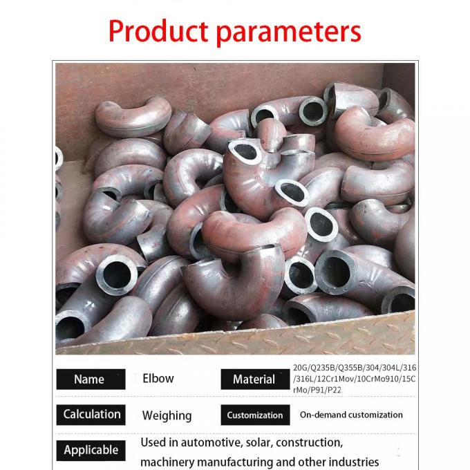 Schnellversand Butt-Schweißen Langradius 90 Grad Ellenbogen ASME Rohrbefestigung 3