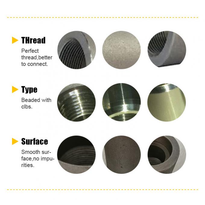 ASTM A105/A350 1" 3000LB LF2 hochdruckgeschraubte Rohrverbindungen 3