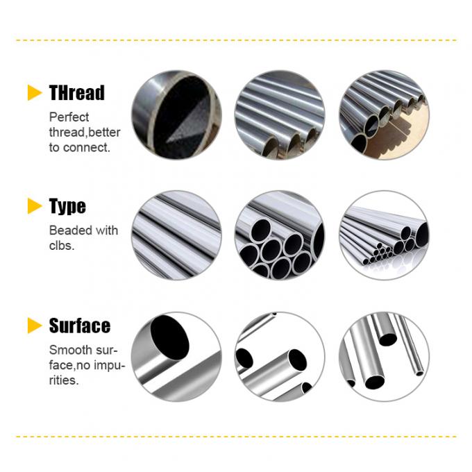 CuNi 90/10 Rohr ANSI B36.19 DN50 1.5MM ASTM B466 UNSCooper Nickel nahtloses Stahlrohr 1