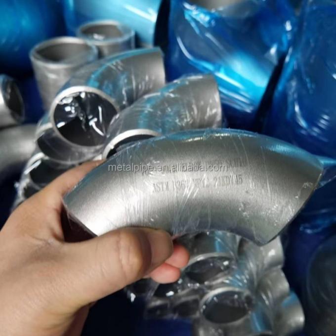 Metall Kupfer Nickel Fitting ASME B36.19 LR/SR 2 Zoll Sch10s 90 Grad Ellenbogen Rohr Fittings 0