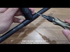 Multi geeigneter Aluminiumellbogen umfasst Kissen-T-Stück Fitting