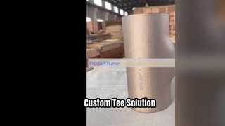 Kundenspezifisches Kupfer-Nickel-Reduzier-T-Stück