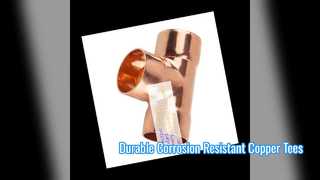 Durable Copper Equal Tee Pipe Fittings ANSI JIS DIN Standard