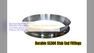 SS304-Edelstahl-Stummelendstücke für industrielle Rohrleitungen