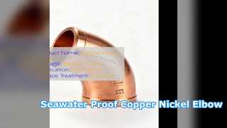 C70600 Kupfer-Nickel-90-Grad-Winkel, seewasserbeständig
