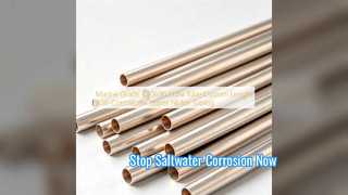 Marinequalität C70600 Kupfer-Nickel-Rohre, kundenspezifische Längen