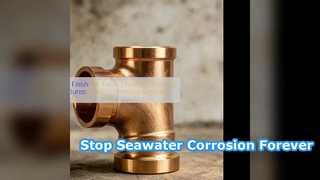 Marine CuNi C70600 Equal Tee Meerwasser-Korrosionslösung