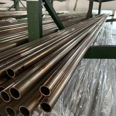 Seamless CuNi 70/30 Copper Nickel Pipe C71500 ASTM B466 Marine Heat Exchanger Tube
