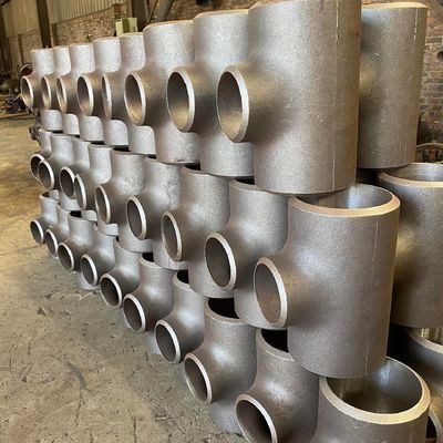 Customized Copper Nickel Reducing Tee  3/4"-30", SCH20-SCH40, Hot Selling Pipe Fitting