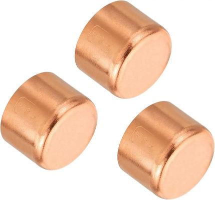 C70600 Copper Nickel Cap Solder End Leak-Proof Marine Grade Pipe Fitting Corrosion Resistant
