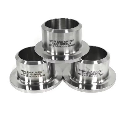 Forged Stub End Couplings Equal Diameter High Strength Pipe Fittings Suitable for Oil Gas Chemical and Water Industries