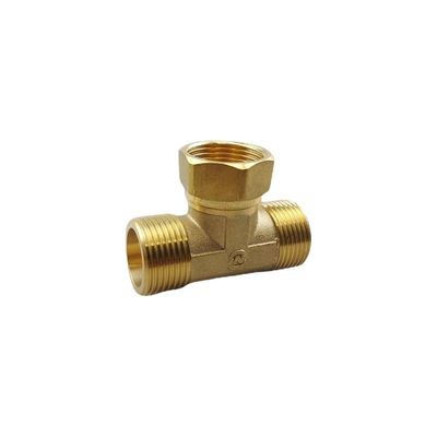 DN20 CuNi C70600 Equal Tee NPT/BSP Threaded Anti-Corrosion Pipe Connector Fitting