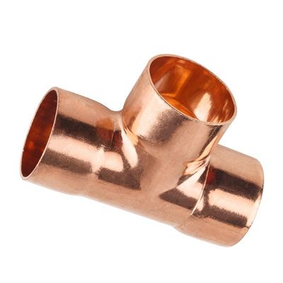 ASTM B466 C70600 CuNi 90/10 Equal Tee Marine Grade Seawater Corrosion Resistant Fitting