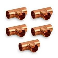 ANSI JIS DIN Standard Copper Equal Tee Corrosion Resistant Pipe Fitting Custom Logo