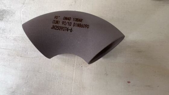 ASTM B466 Uns C70600 Seamless Copper Nickel 90 Degree Elbow