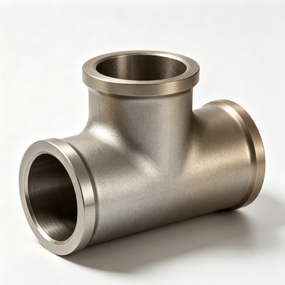 CuNi 70/30 Copper Nickel Tee Corrosion Resistant Marine Grade Pipe Fitting ASME B16.5 Class150