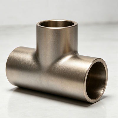 CuNi 70/30 Copper Nickel Tee Corrosion Resistant Marine Grade Pipe Fitting ASME B16.5 Class150
