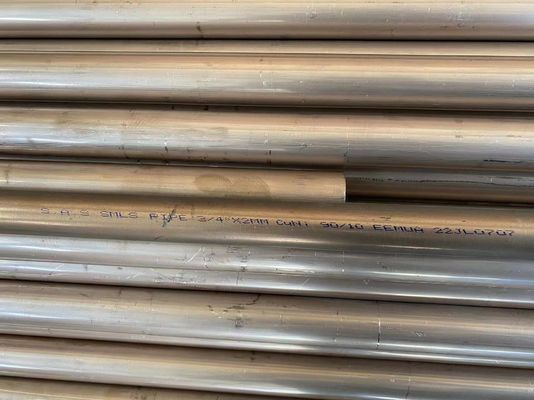 C70600 CuNi 70/30 Rohr Kupfer Nickel Nahtloses Rohr ASME SB111