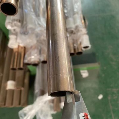 ASTM B466 CuNi 70/30 Kupfer-Nickel-Legierungsrohr C71500 nahtlos für Marine Offshore