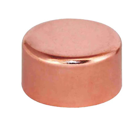 Custom Size Welding End Caps Copper Pipe Fittings for Various Copper Tubes
