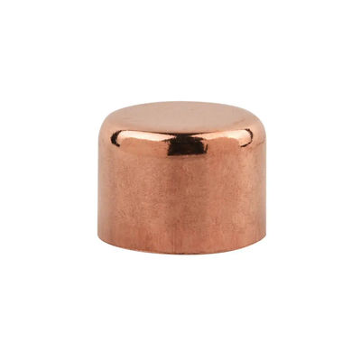 Customized Thread Copper Pipe End Caps Brass Plumbing Pipe Fitting  ANSI B16.5 90/10 70/30
