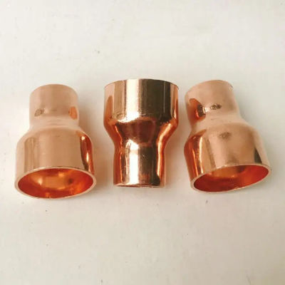 Quick-Connect Brass Reducer Coupling, No-Solder Compression Fitting for Copper Pipe