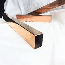 C70600 Kupfernickelrohr - 99% rein, 20mm/25mm quadratisch, 1/2mm-2mm Wandstärke