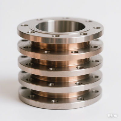 CuNi C70600 Slip On Flange ASME B16.5 Yellow Coated Corrosion Resistant Marine Piping