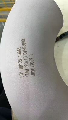 Langlebige Kupfer-Nickel-Elbe, geeignet für Hochdruckumgebungen in der chemischen Verarbeitung von Erdöl und Erdgas und in der Schifffahrtsindustrie