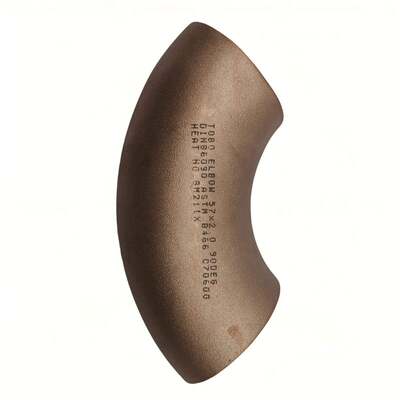 Copper Nickel Elbow ASTM B466 UNS C715000 1.5D 90°3"20Bar