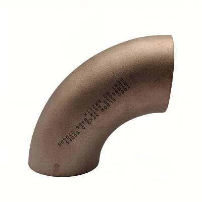 Polished CuNi Elbow High Pressure Customized Thickness Butt Weld Pipe Bend Fitting