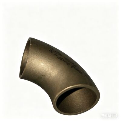 CuNi 70/30 Kupfer-Nickel-Winkelstück, erosionsbeständiger 90° LR ASME B16.9 Stumpfschweiß-Rohrverbinder