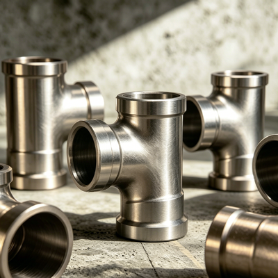 Hochwertiges Cupro-Nickel-Equal-T-Stück 70/30 geschmiedet ASME B16.9 SCH80 2"-24"
