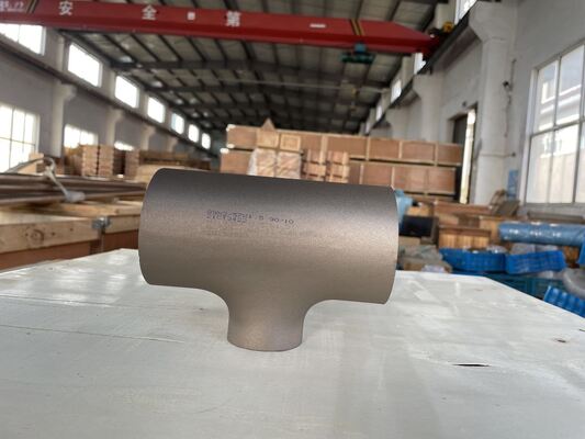 CuNi 70/30 Copper Nickel Reducing Tee Corrosion-Resistant Socket Weld Forged Fitting Offshore Class150